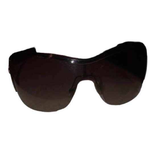 Gucci black Authentic Shield sunglasses black dark  lens  perfect like new - Picture 4 of 12